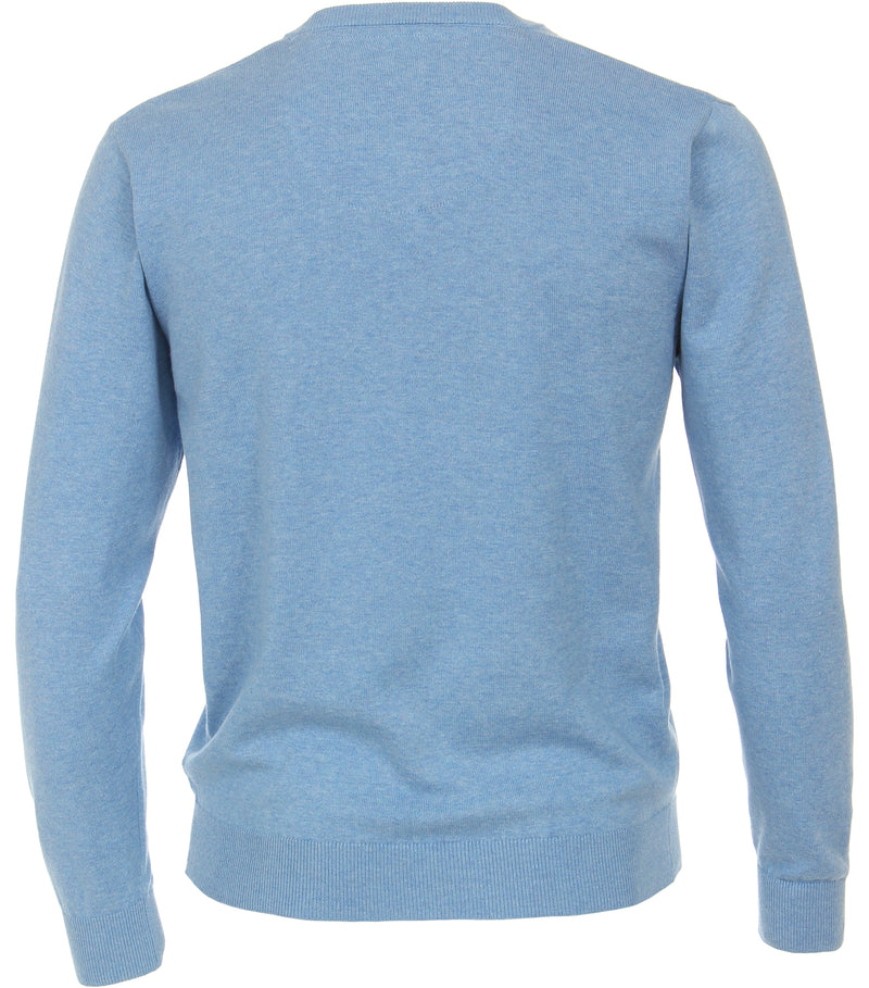 V Neck Jumper - Blue 120