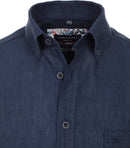 Casual Fit Button Down Plain Shirt - Light Blue