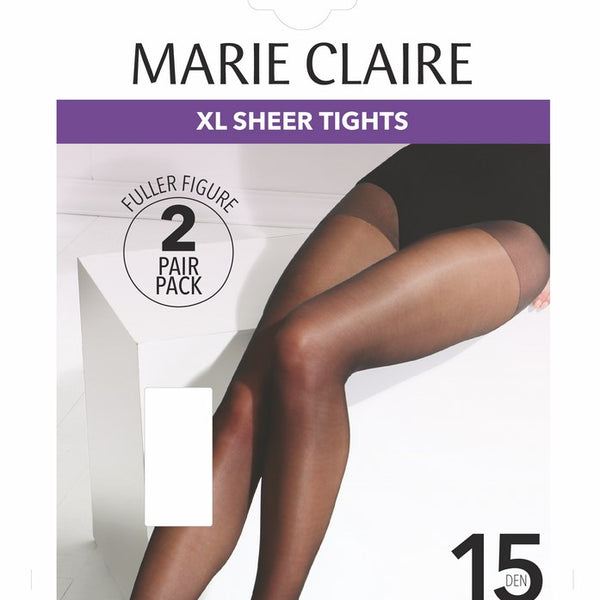 Collant Brillant Satin 15 Deniers MC By Marie Claire - Couleur Grand Miel - Taille L - Neuf Avec Étiquettes