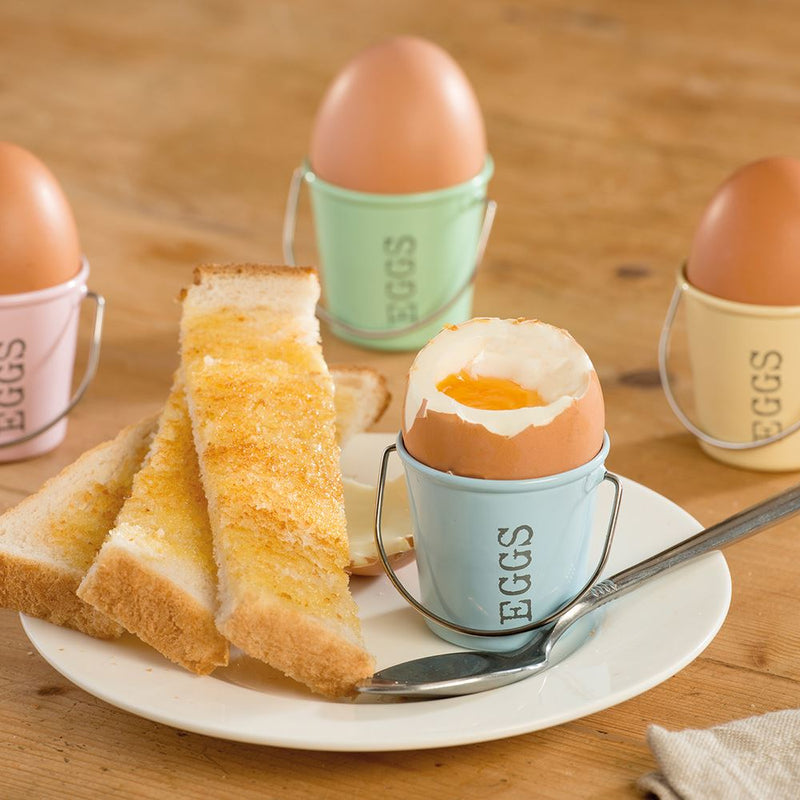 Egg Cup Pails Pastel Shades 4 Piece