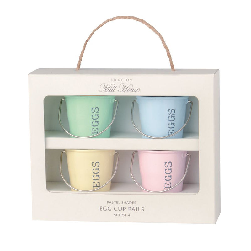 Egg Cup Pails Pastel Shades 4 Piece