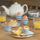 Egg Cup Pails 4 Piece Set - Blue & White