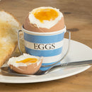Egg Cup Pails 4 Piece Set - Blue & White