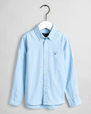 Oxford Button Down Shirt - Capri Blue