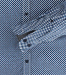 Long Sleeve Print Shirt - Turquoise