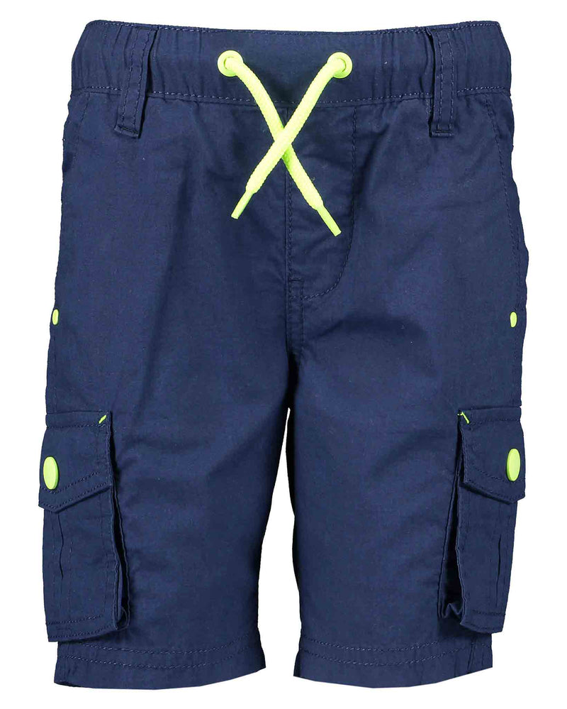 Shorts With Combat Pocket - Navy
