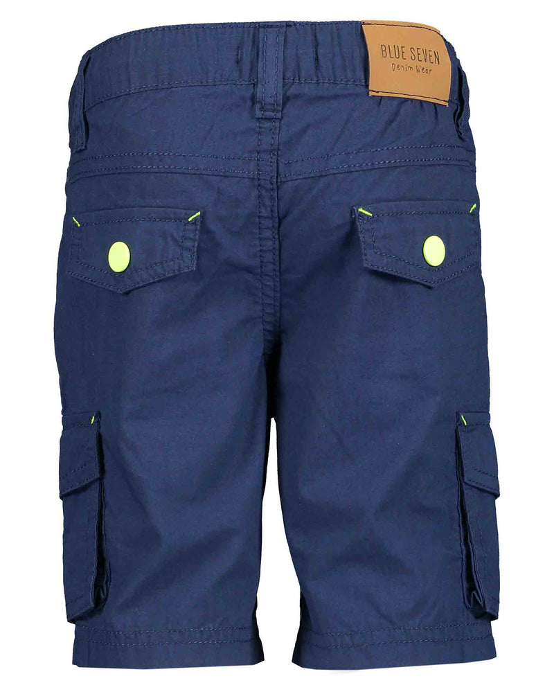 Shorts With Combat Pocket - Navy