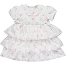 Ditsy Print Dress - Pink