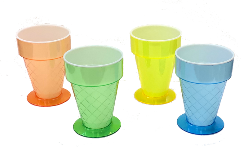 Double Walled Ice Cream Cups Spoons & Scoop