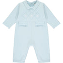 All In One Babygrow - Pale Blue
