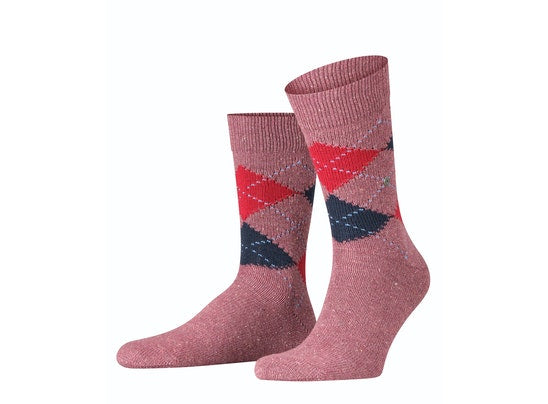 Tweed Sock - Red