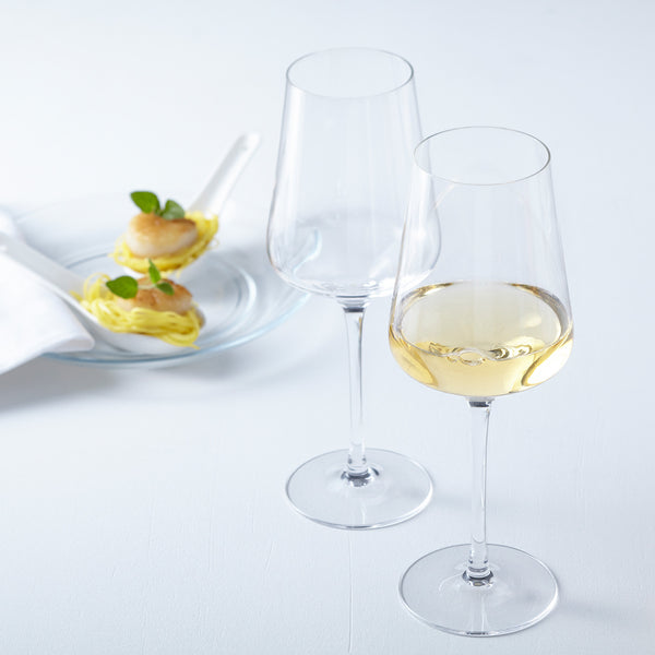 Puccini Set Of 6 White Wine Glasses