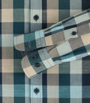 Button Down Check Shirt - Dark Petrol