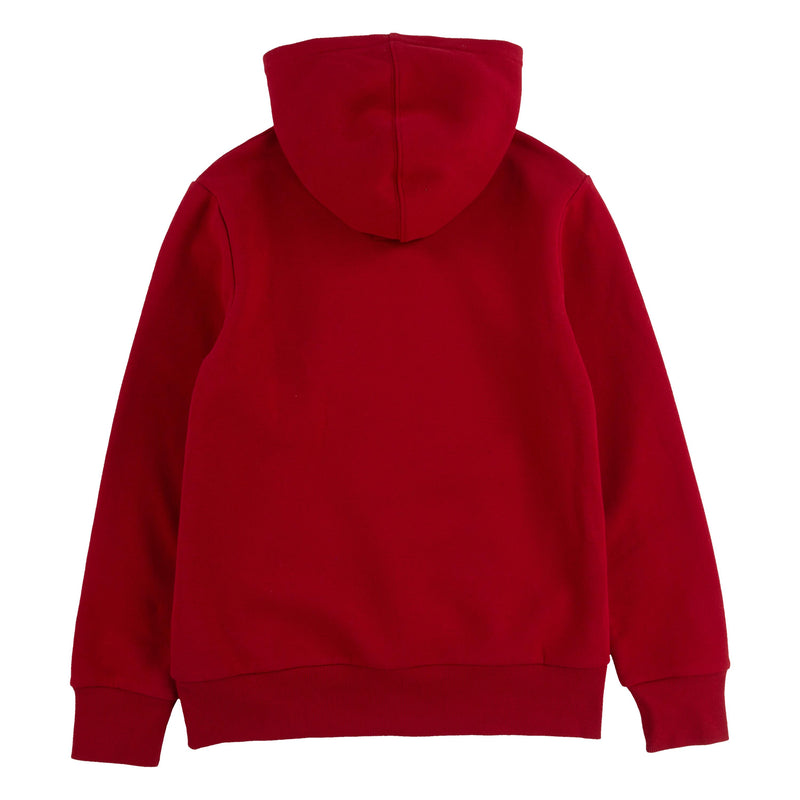 Boys Batwing Screenprint Hoodie - Levis Red/white