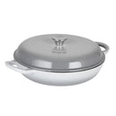 30cm Cast Iron Shallow Casserole - Dove Grey
