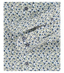 Print Leisure Long Sleeve Shirt - Light Blue