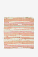 Print Silk Bandana - Pale Pink