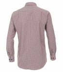 Check Leisure Long Sleeve Shirt - Tangarine