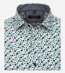 Print Leisure Short Sleeve Shirt - Light Blue
