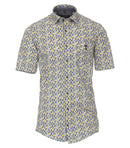 Print Leisure Short Sleeve Shirt - Light Blue