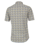 Print Leisure Short Sleeve Shirt - Light Blue