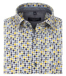 Print Leisure Short Sleeve Shirt - Light Blue
