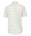 Print Leisure Short Sleeve Shirt - Light Blue