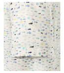 Print Leisure Short Sleeve Shirt - Light Blue