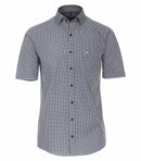 Check Leisure Short Sleeve Shirt - Light Blue