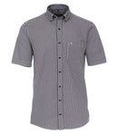Check Leisure Short Sleeve Shirt - Light Blue