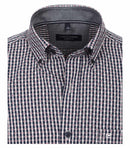 Check Leisure Short Sleeve Shirt - Light Blue