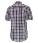 Check Leisure Short Sleeve Shirt - Light Blue