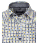 Print Leisure Short Sleeve Shirt - Blue1