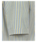 Stripe Leisure Short Sleeve Shirt - Light Blue
