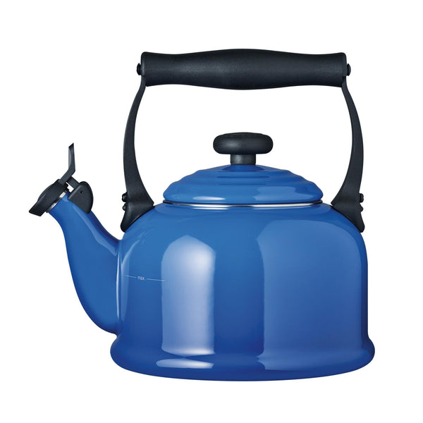 Traditional Whistling Kettle - Marseille Blue