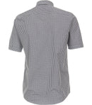 Casual Fit Button Down Check Shirt - Blue
