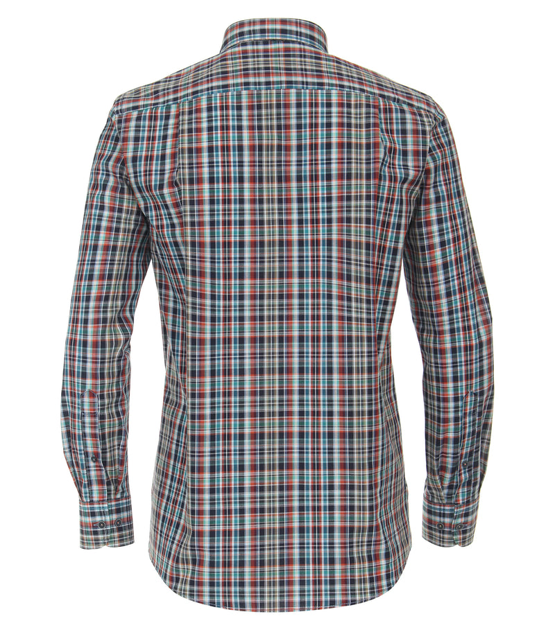 Long Sleeve Check Shirt - Light Blue