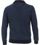 Contrast Collar 1/2 Zip Jumper - Navy