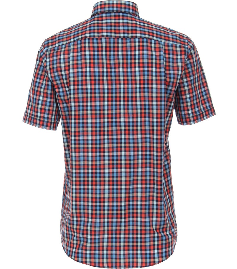 Button Down Check Shirt - Red