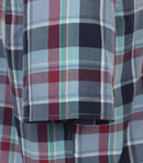 Short Sleeve Check Shirt - Light Blue