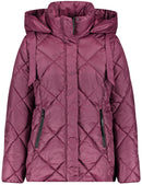 Nos Hooded Padded Jacket - Raspberry