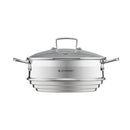 Large Multi Steamer With Glass Lid