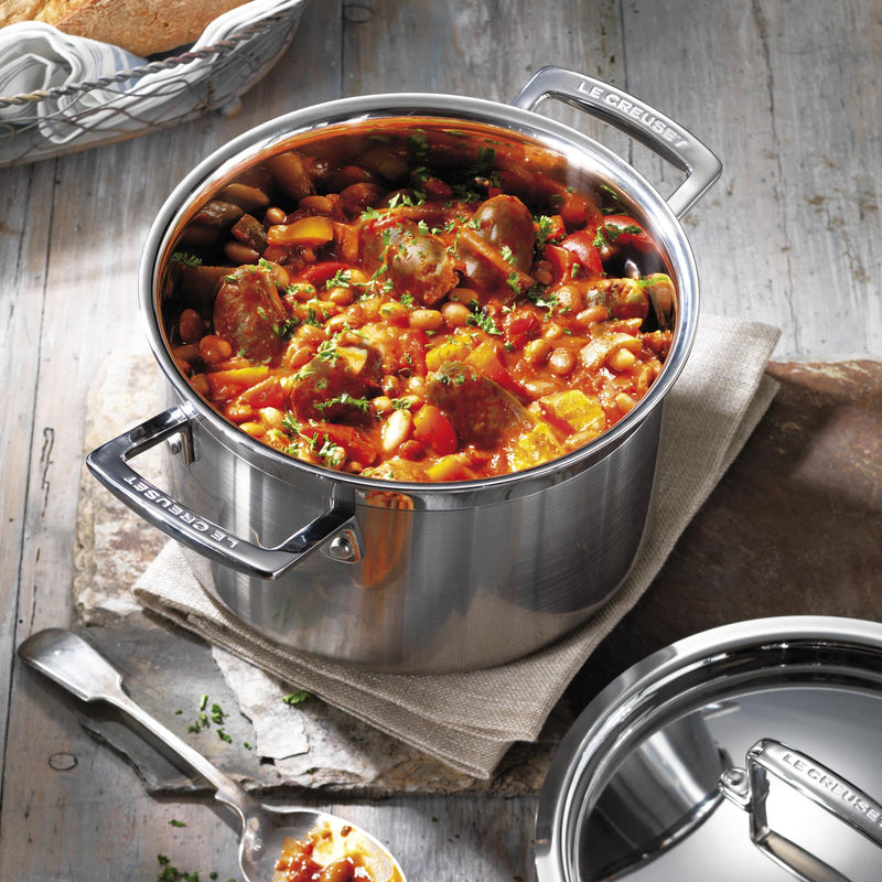 3-Ply Uncoated Deep Casserole 20cm