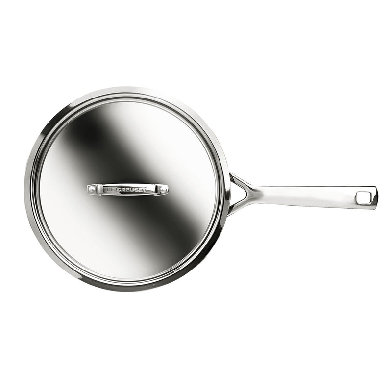 3-Ply Uncoated Saute Pan with Lid 24cm