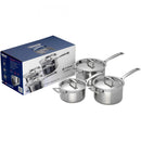 3-Ply 3 Piece Saucepan Set