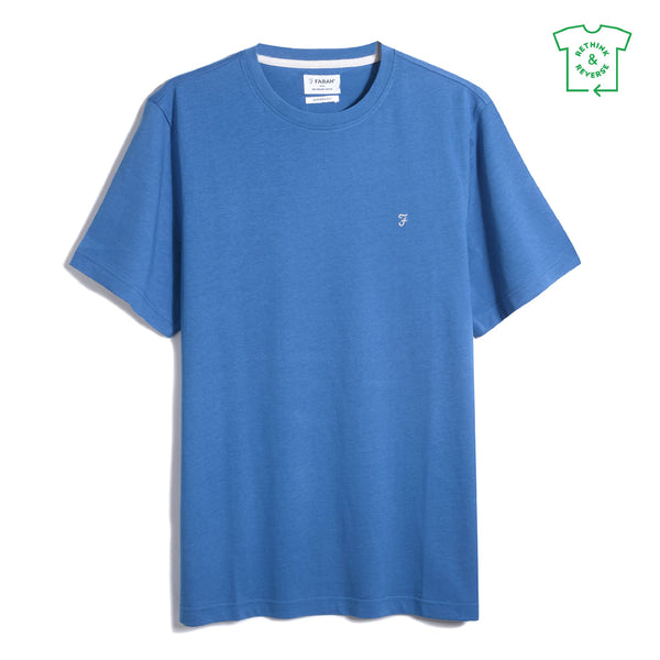 Eddie Short Sleeve T-shirt - Washed Blue