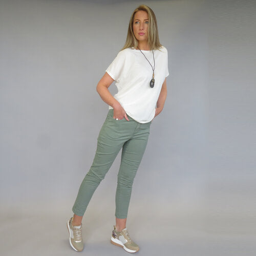 Short Sleeve T-shirt - Cream