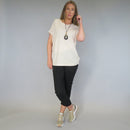 Short Sleeve T-shirt - Beige