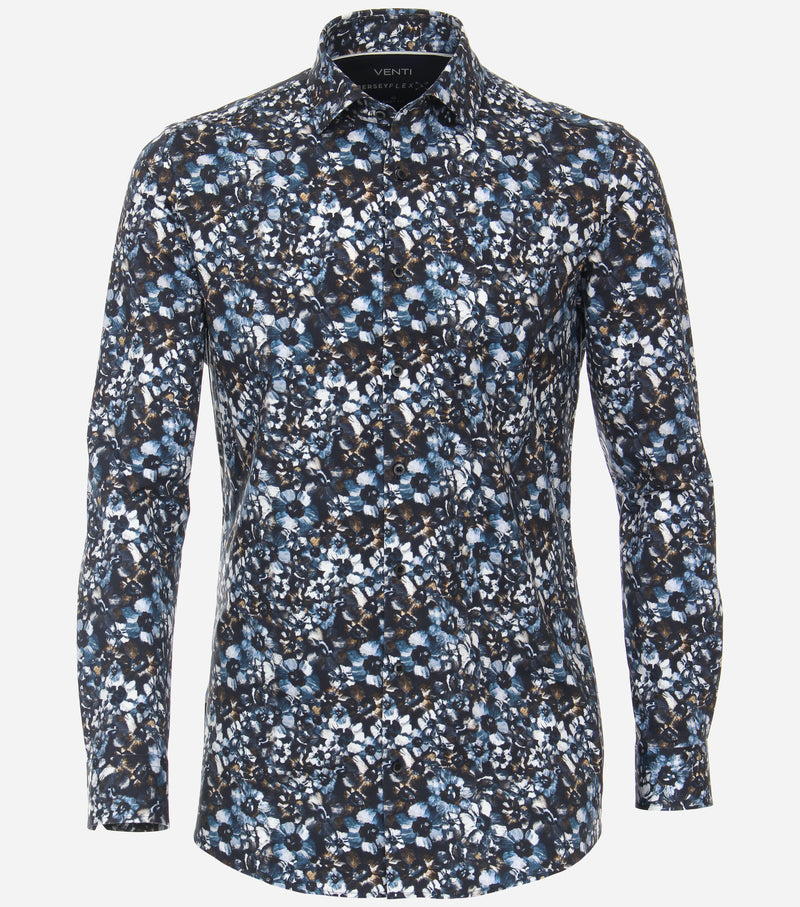 Body Fit Shirt - Dark Blue