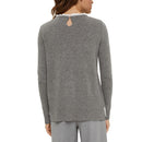 Jumper With Blouse Insert - Gunmetal